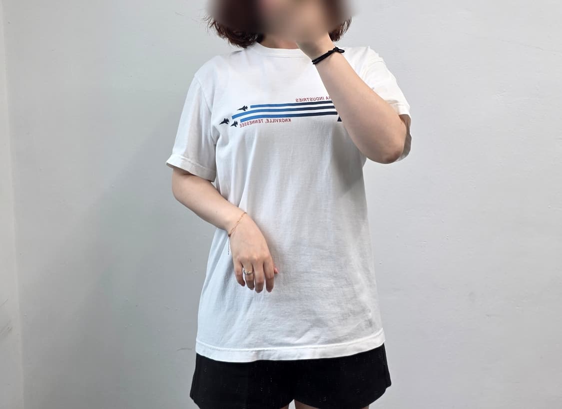 [프립]알파 인더스트리 반팔티 화이트 상품이미지1