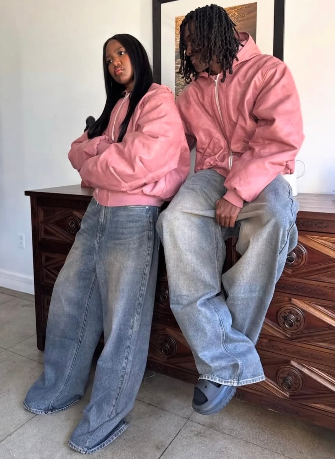 zicmade 핑크탭 베기 데님 14oz - 30 상품이미지1