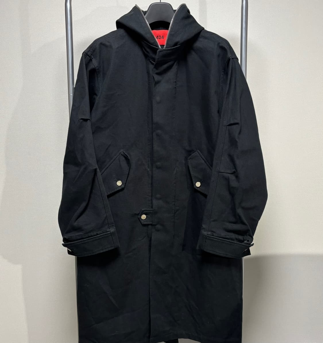 L) 424 집 후드 모즈 코트 상품이미지1