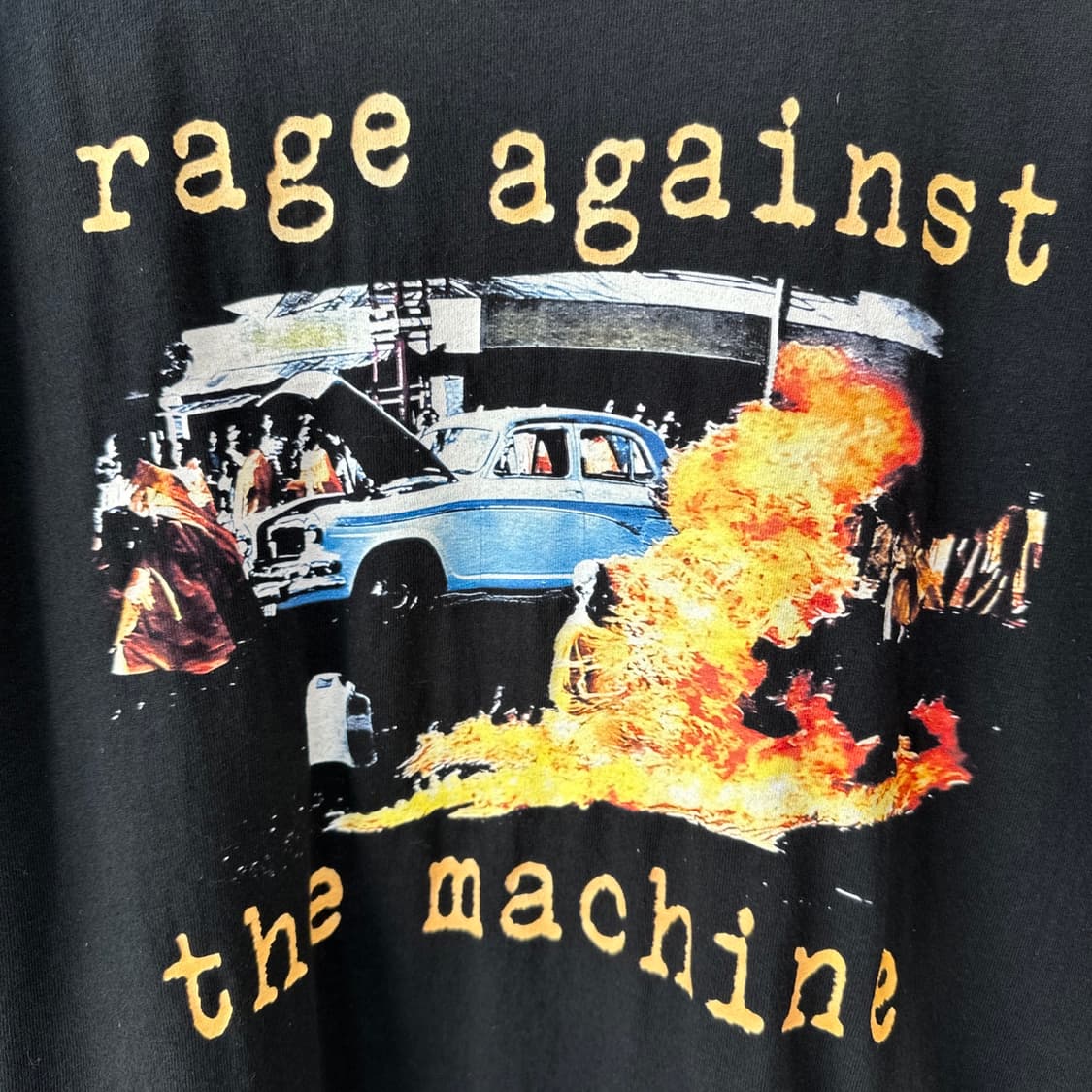 [XL] 레이지 어게인스트 더 머신 밴드 티셔츠 - 길단 헤비 상품이미지3