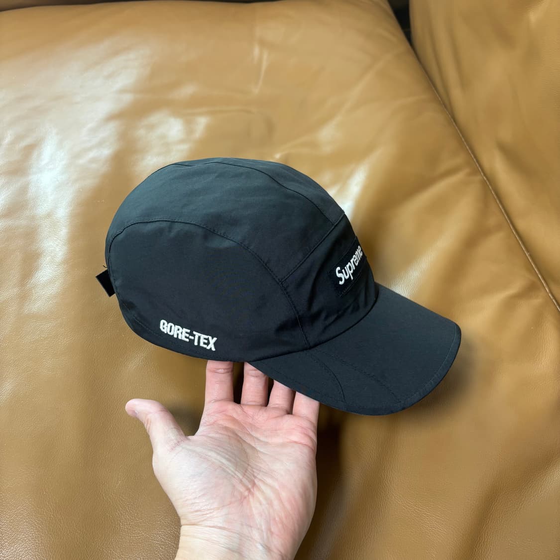 슈프림 캠프캡 모자 박스로고 22SS 팩라이트 고어텍스 블랙 상품이미지5