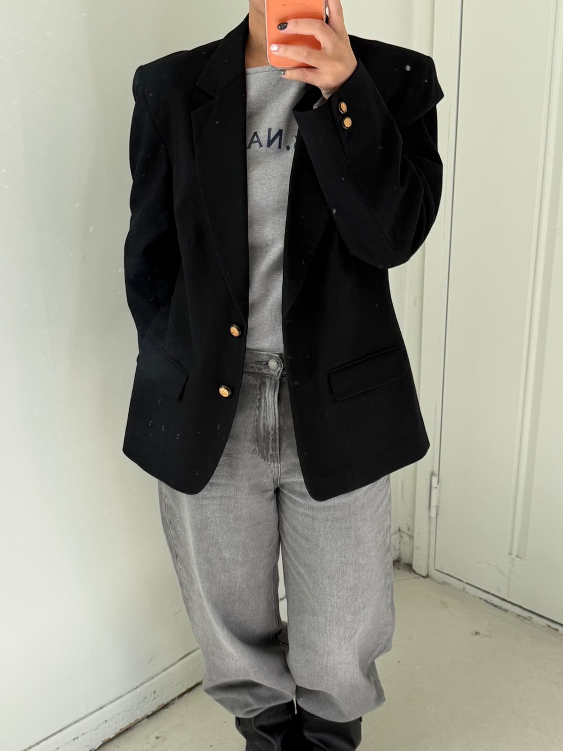 90s USA 펜들턴 오버핏 블랙자켓 상품이미지1