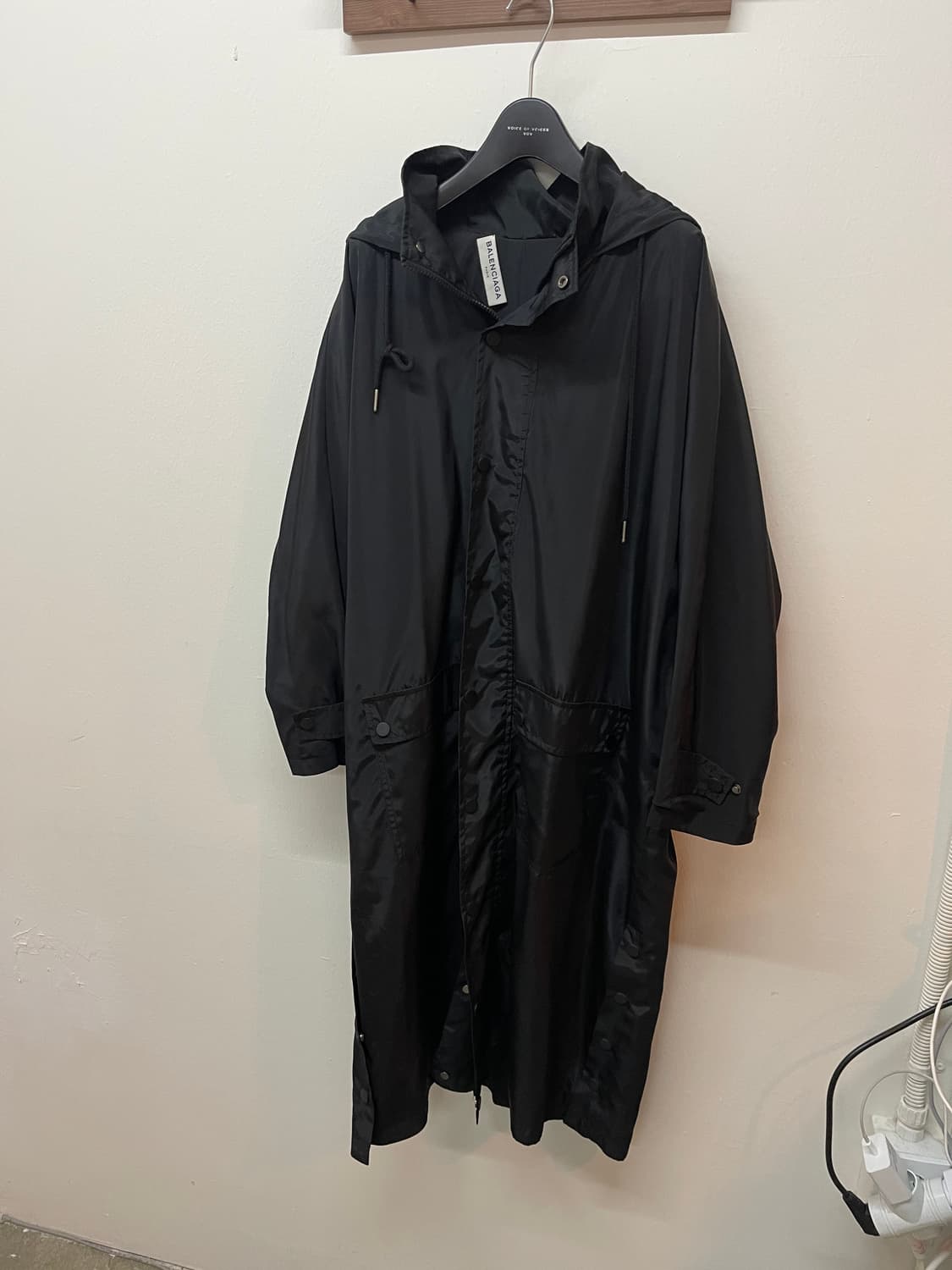 발렌시아가 블랙 야상 바람막이 상품이미지1