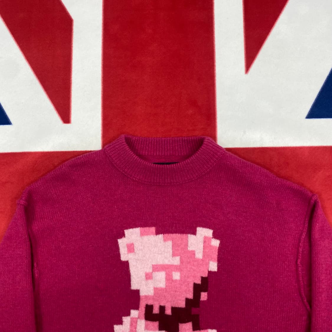 아크메드라비 픽셀 베어 니트 1 실측 L-XL  상품이미지3