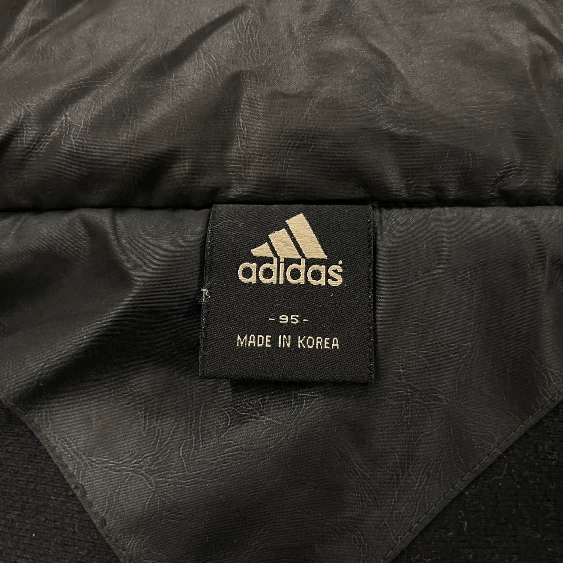 아디다스 블랙 후드 숏패딩 95 상품이미지5
