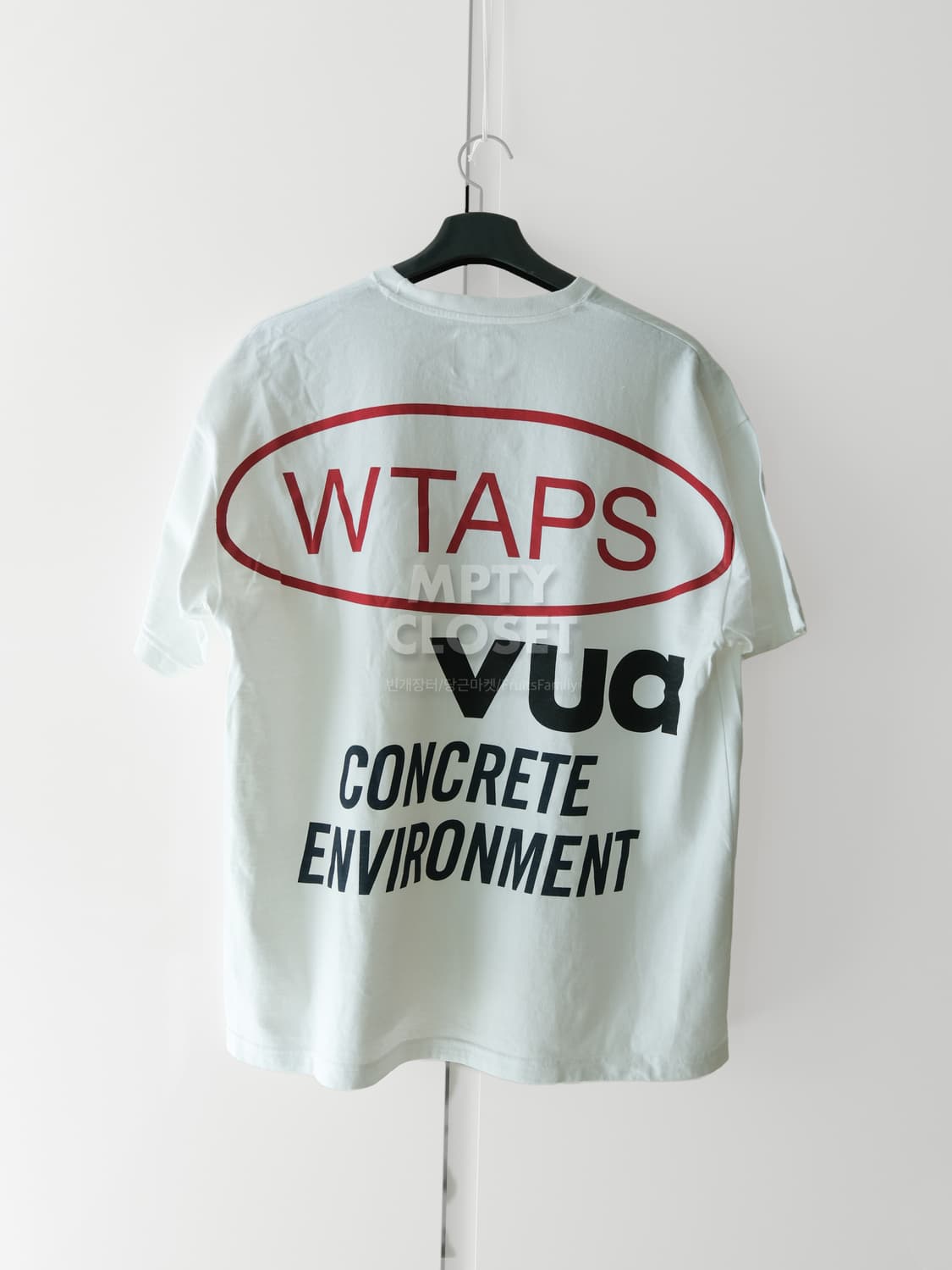 [3] WTAPS 더블탭스 반발티 화이트 241ATDT-CSM24 상품이미지2