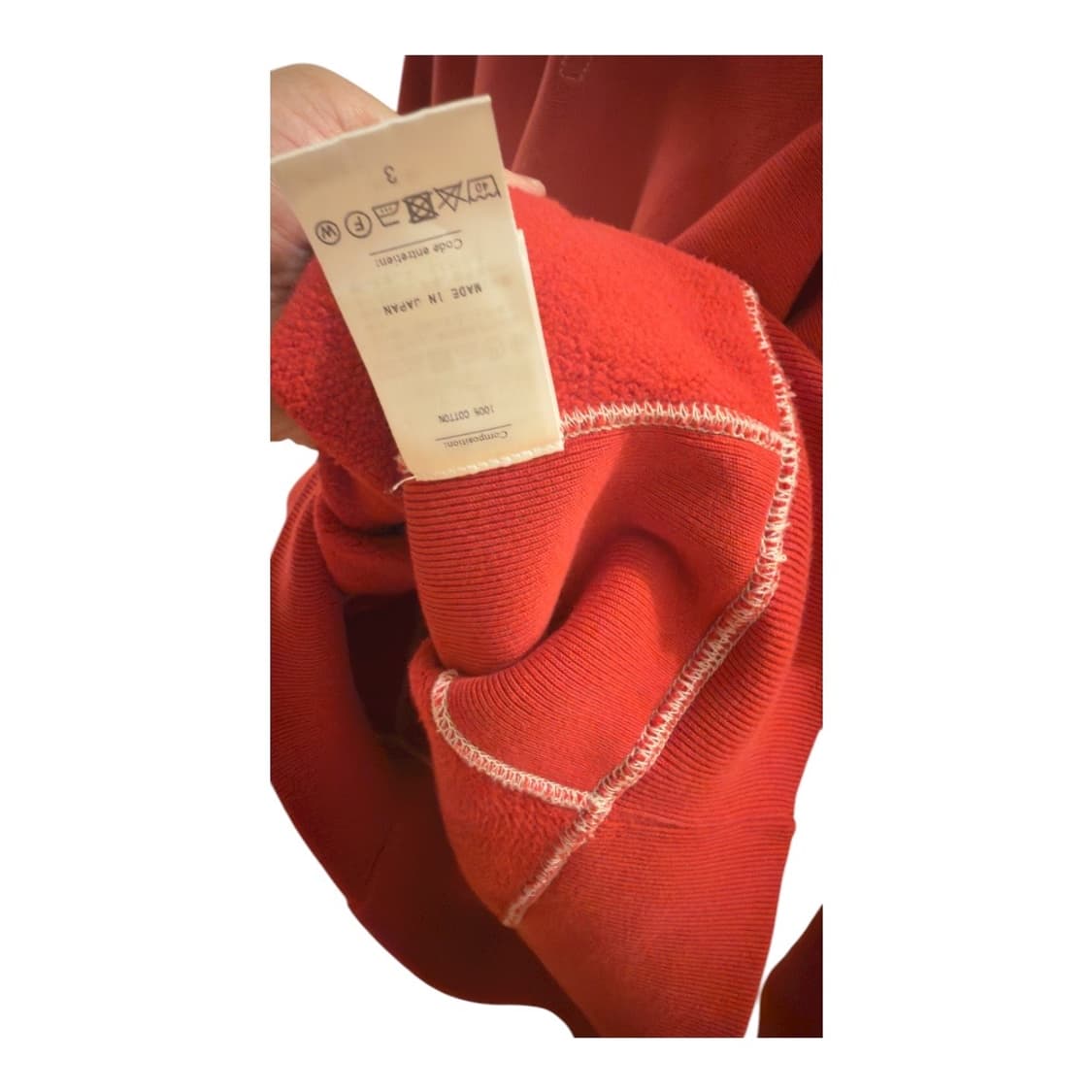 23AW a.presse 빈티지 하프집업 레드 3size 상품이미지7