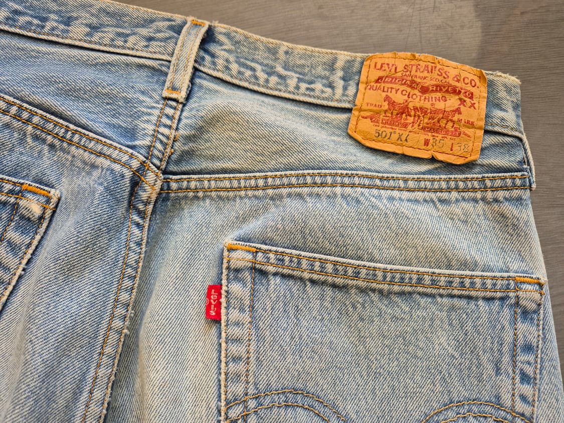 00s 리바이스501xx 디스트레스드 데님 팬츠 상품이미지6