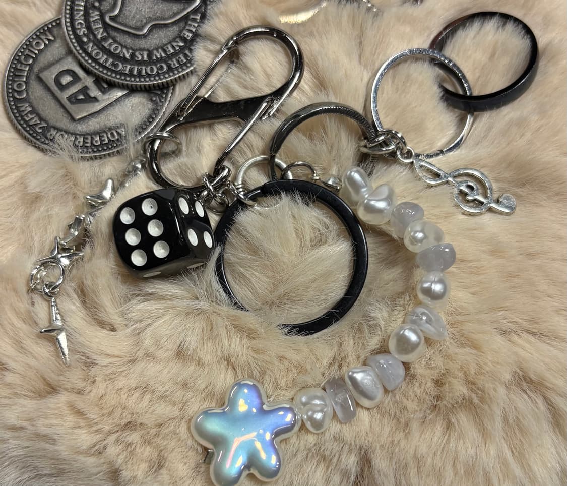 핸드메이드 Black Punk 키링 001 상품이미지5