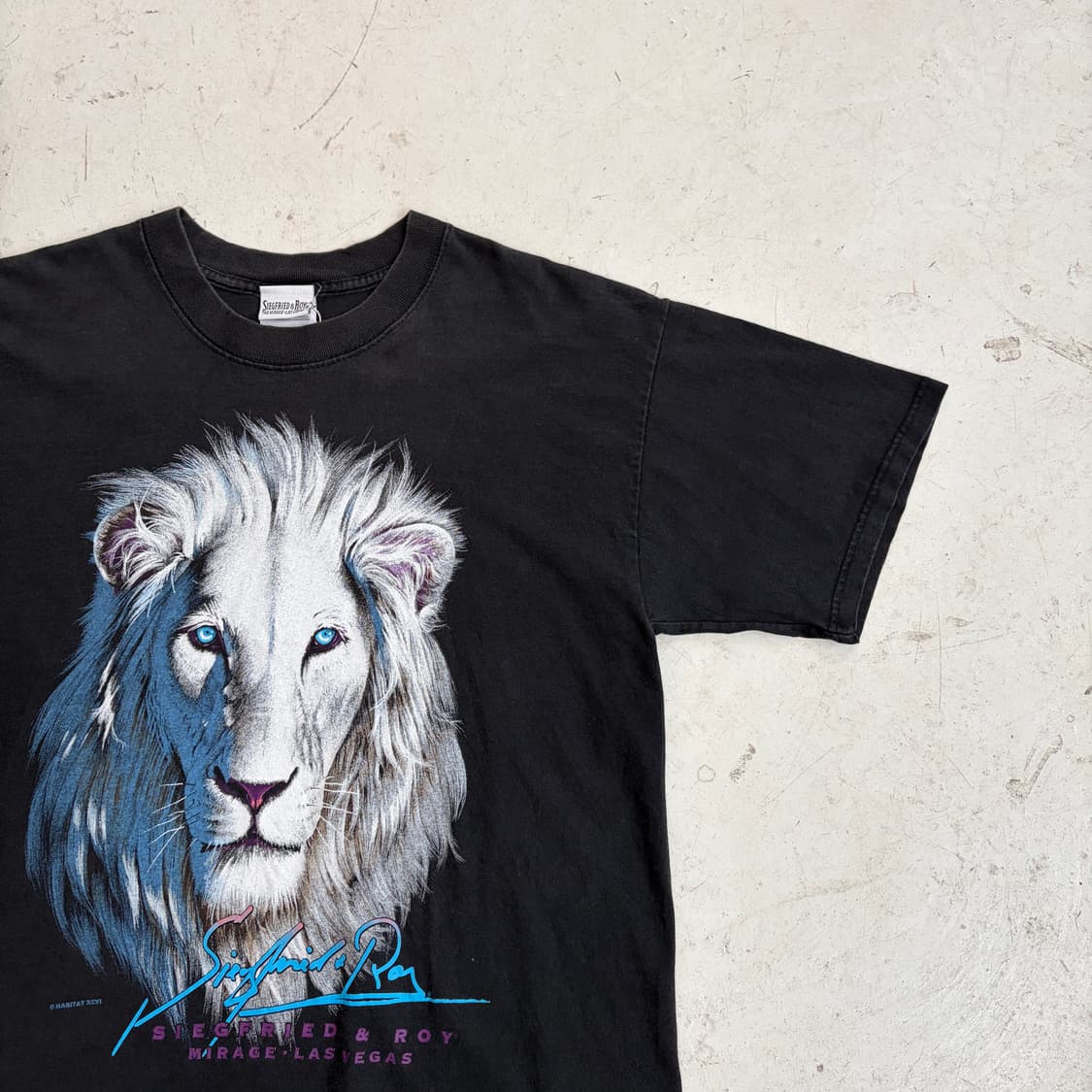 Siegfried Roy 라스베이거스 미라지호텔 빈티지 반팔티 L 상품이미지2
