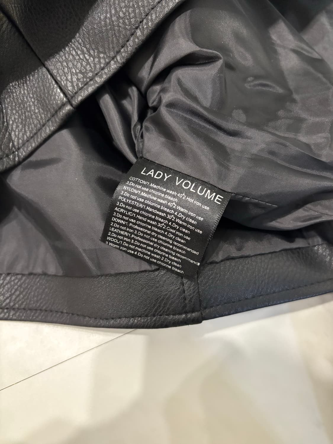 lady volume 라이더자켓L 상품이미지4