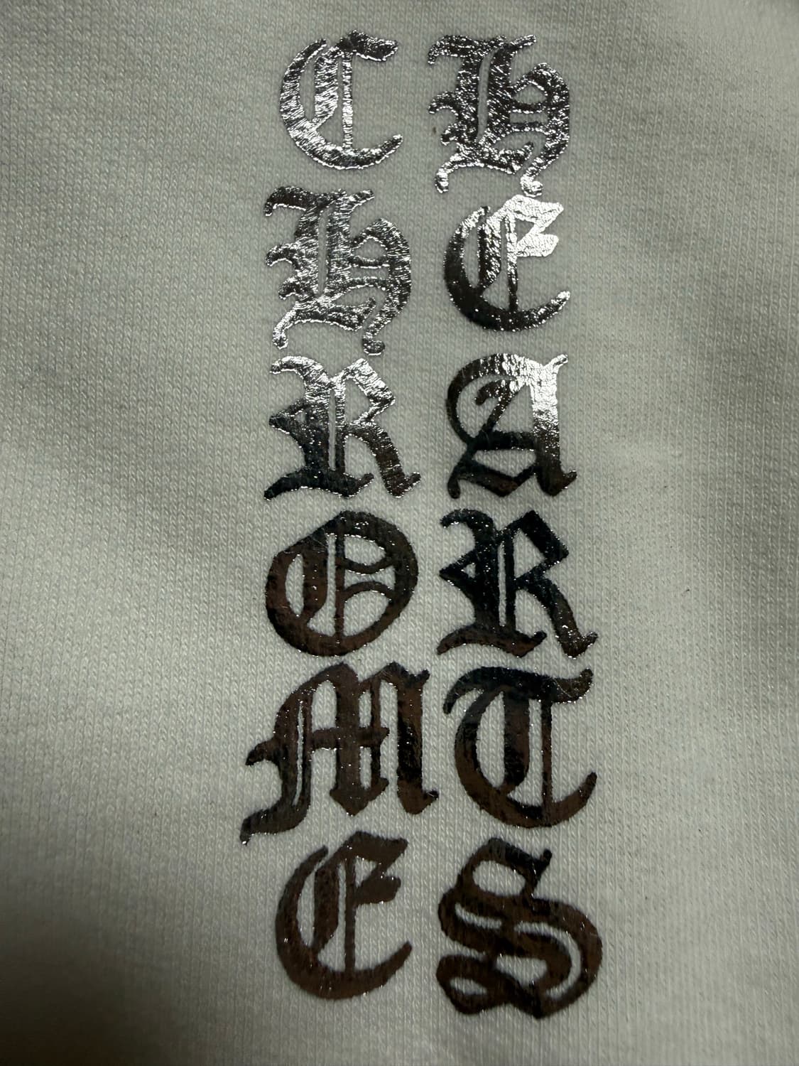 크롬하츠 호일 후디 화이트 Chrome Hearts foil hoodie 상품이미지6