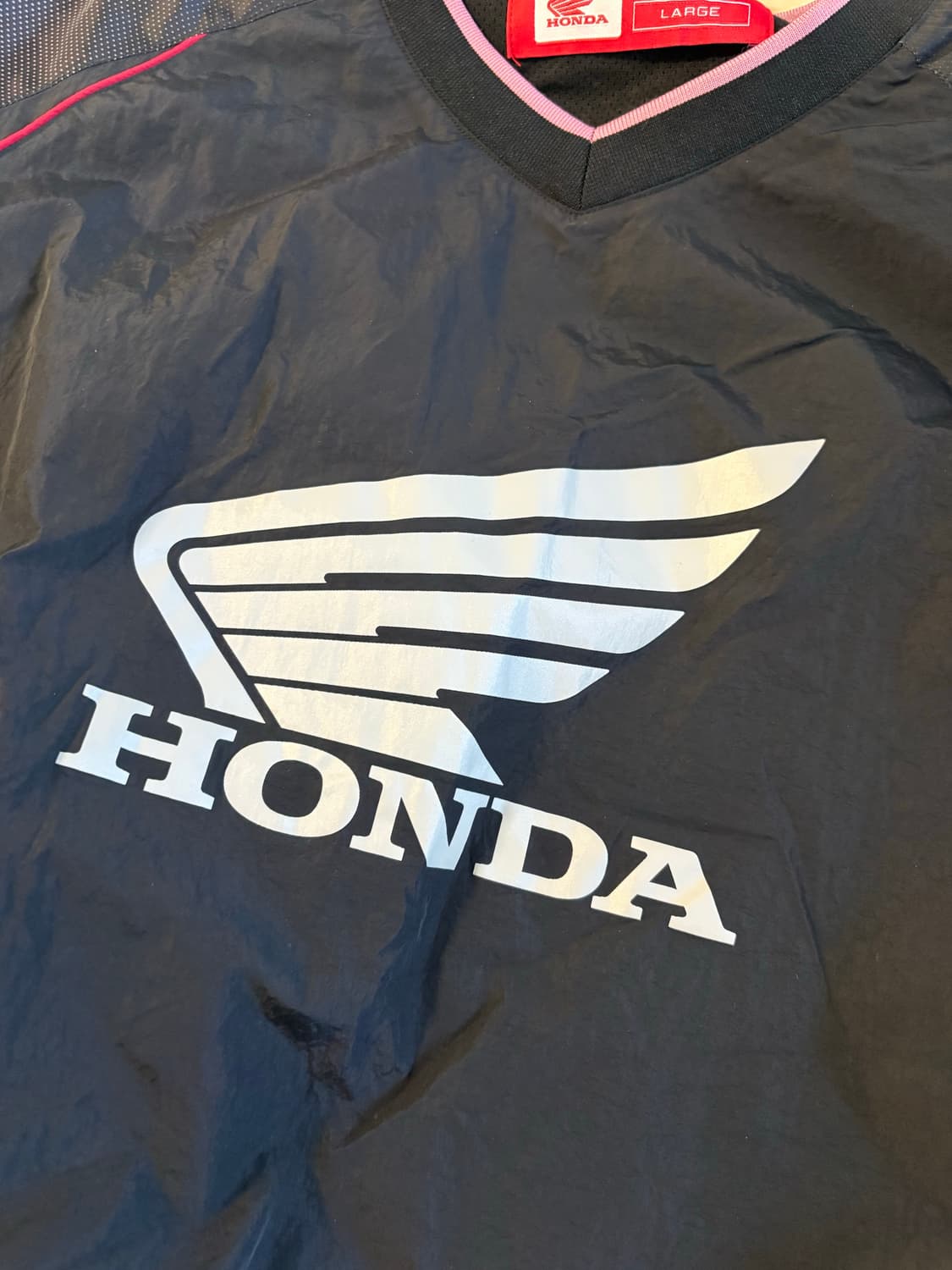 혼다 스피드 트랙 나일론 롱슬리브 핑크 블랙 L 상품이미지6