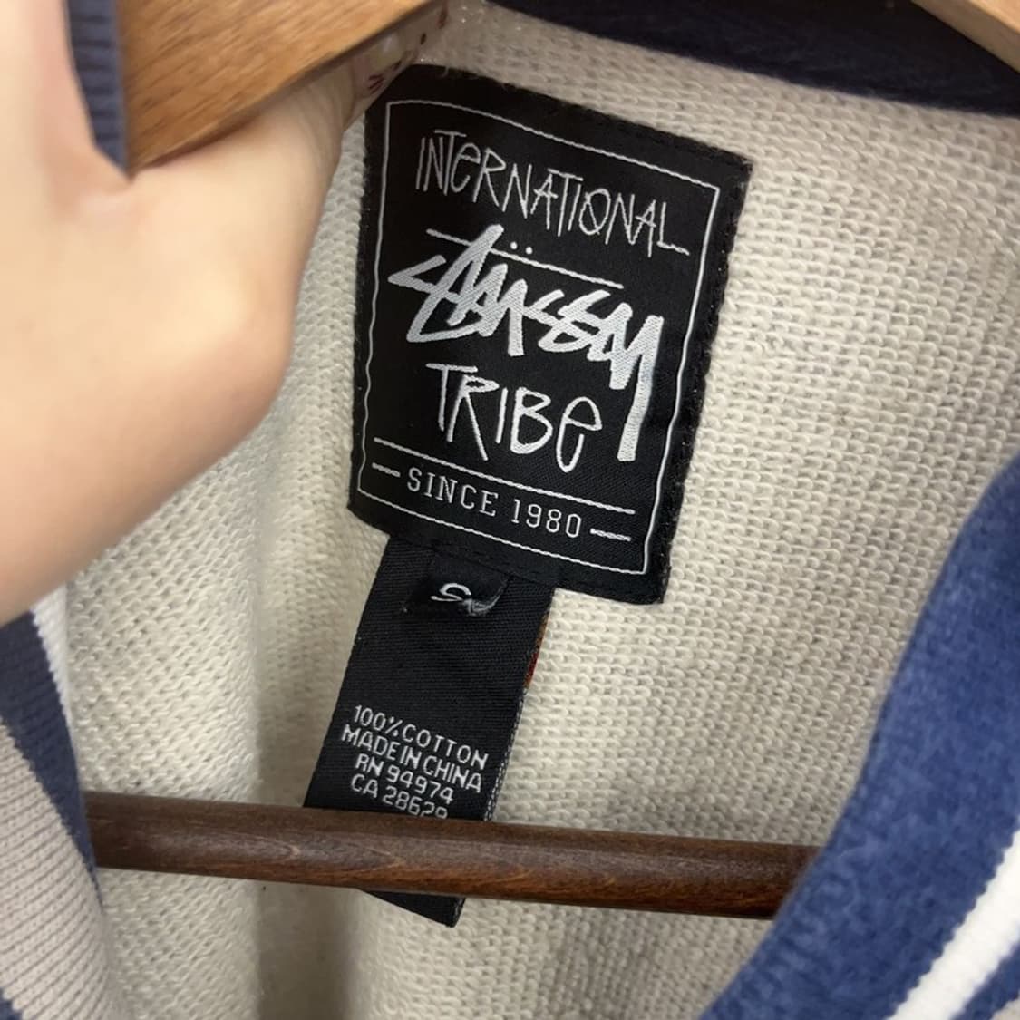 스투시 00s 애슬레틱 트라이브 바시티자켓 90 C06164 상품이미지3