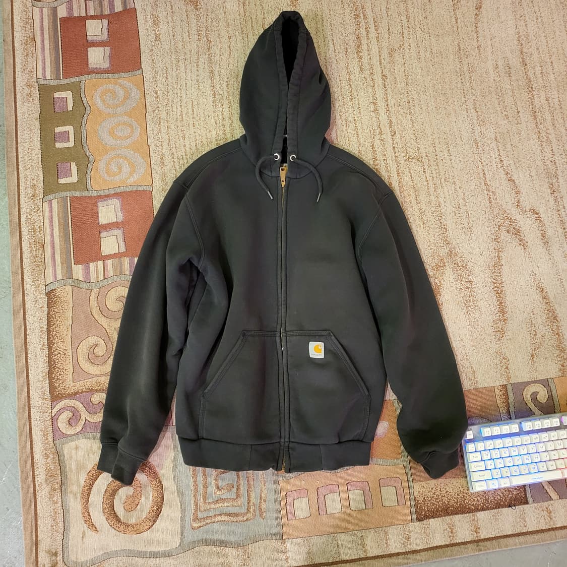 칼하트 레인 디펜더 후드 집업 (S) 상품이미지7