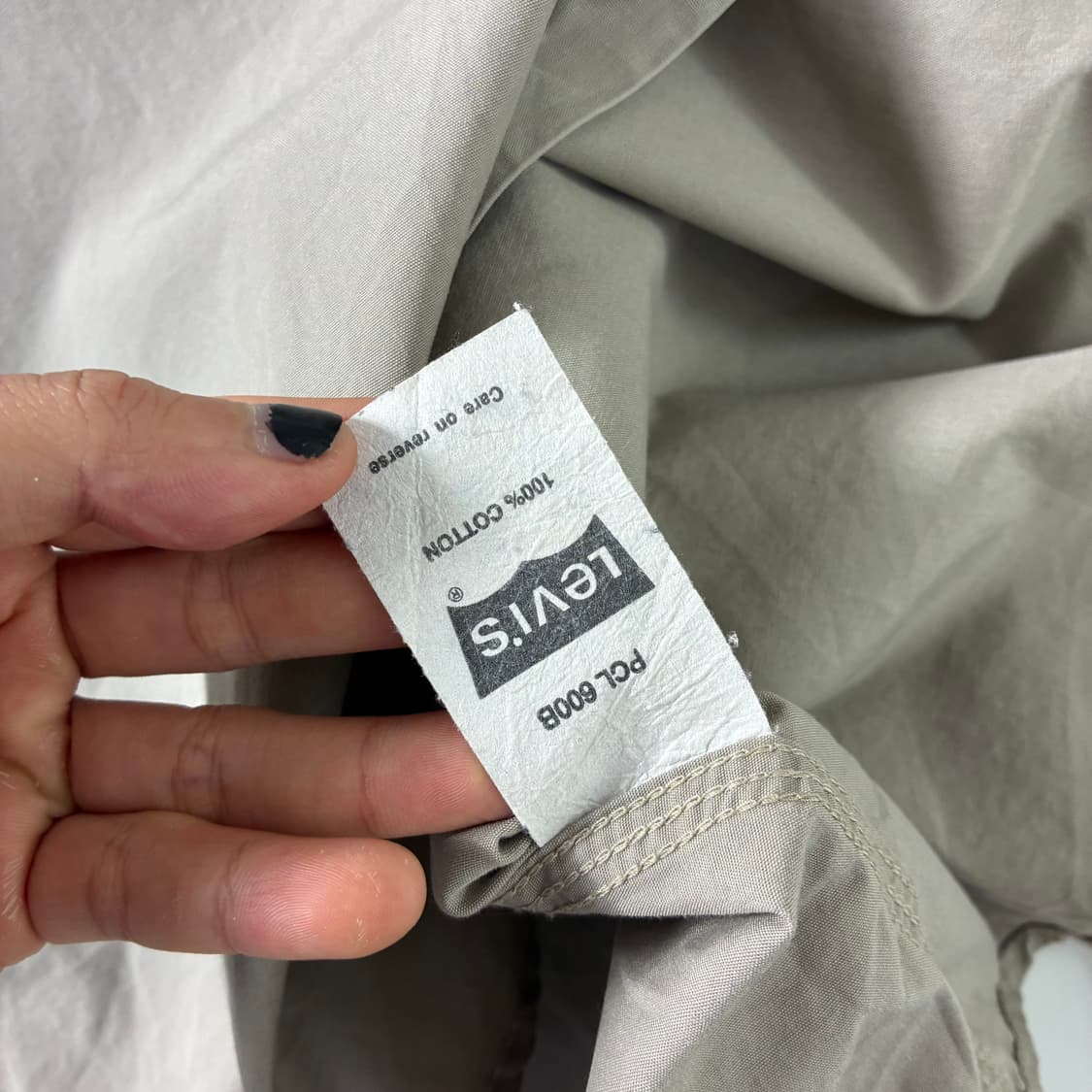 Levi's  리바이스 레드탭 자수 웨스턴 베이지 셔츠  상품이미지5
