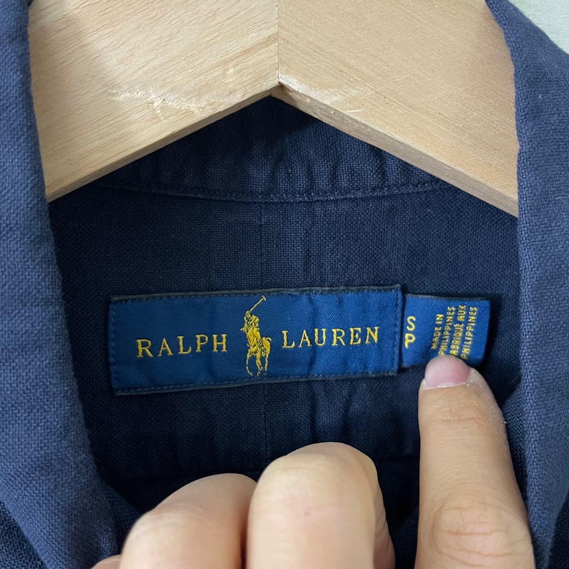 폴로 네이비 솔리드 셔츠 상품이미지5