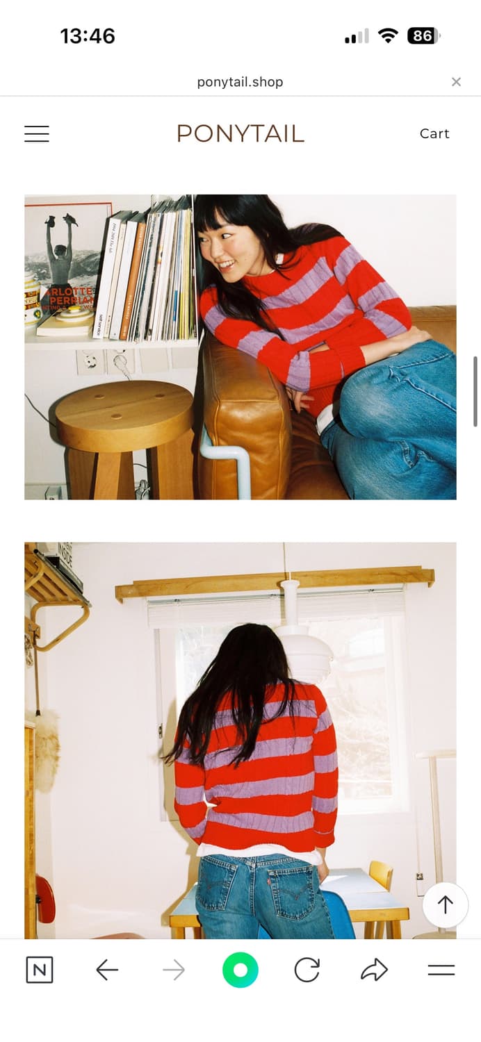 PONYTAIL 스웨터 상품이미지2