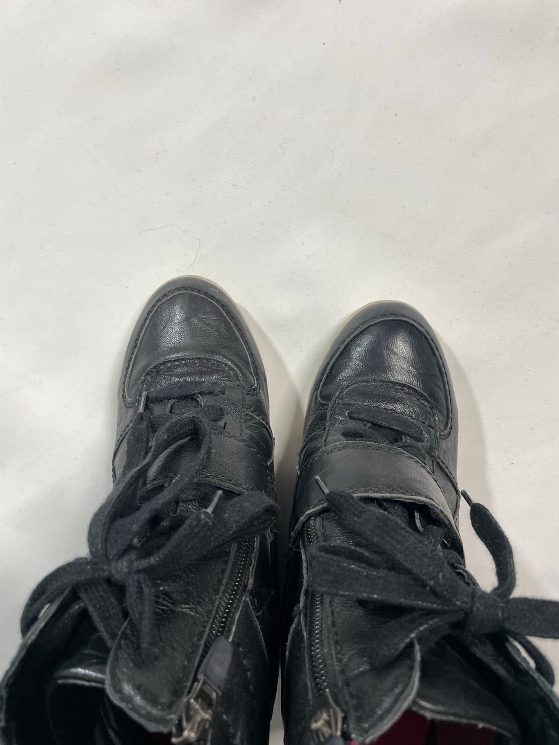 all leather 웨지힐 스니커즈 상품이미지4