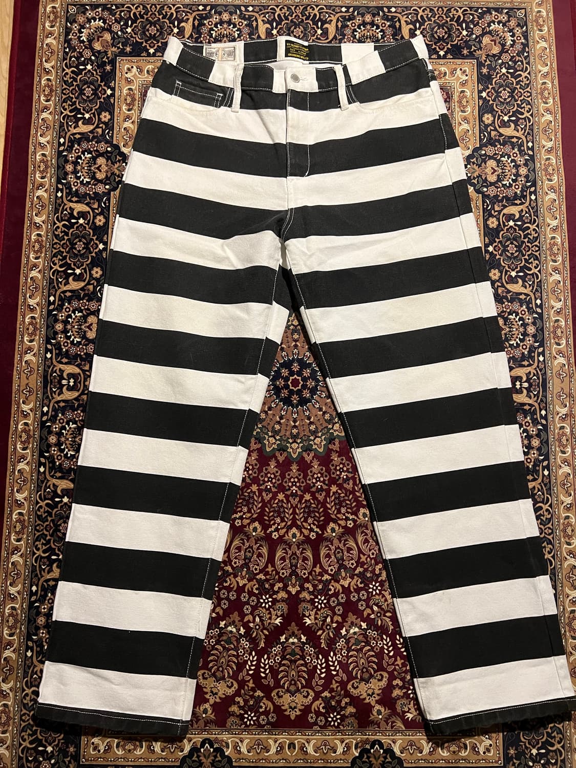 OKONKWO 프리즌 스트라이프 팬츠 상품이미지1