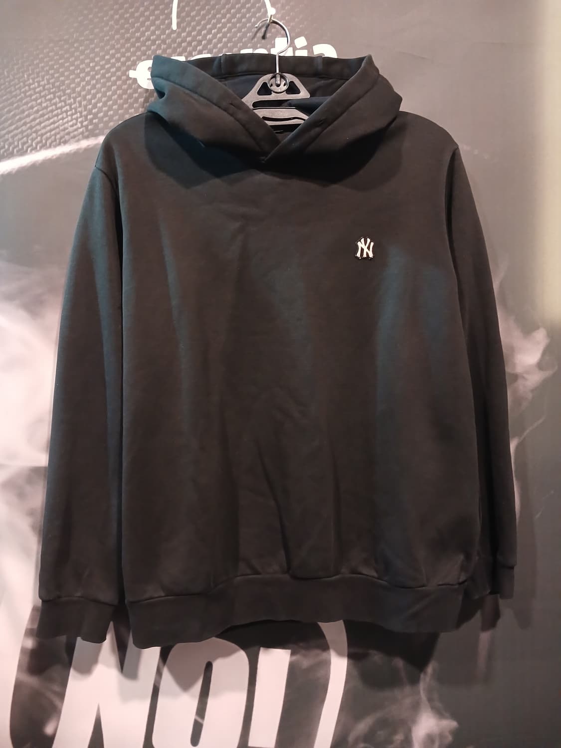 MLB 뉴욕 양키스 베이직 스몰로고 후드티 상품이미지1