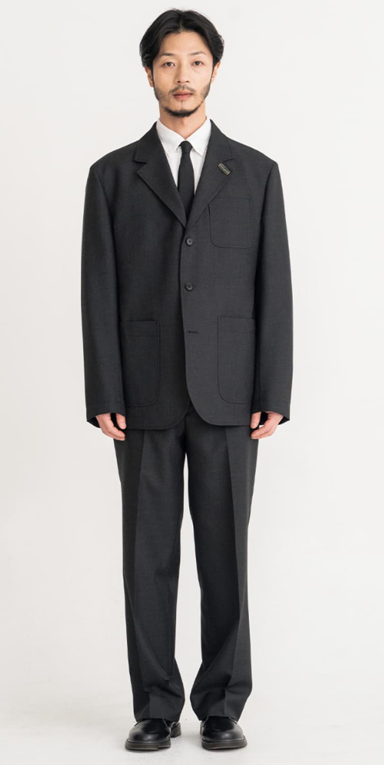 에든버러클럽 Wool Sports 정장 SET-UP(차콜) 상품이미지8