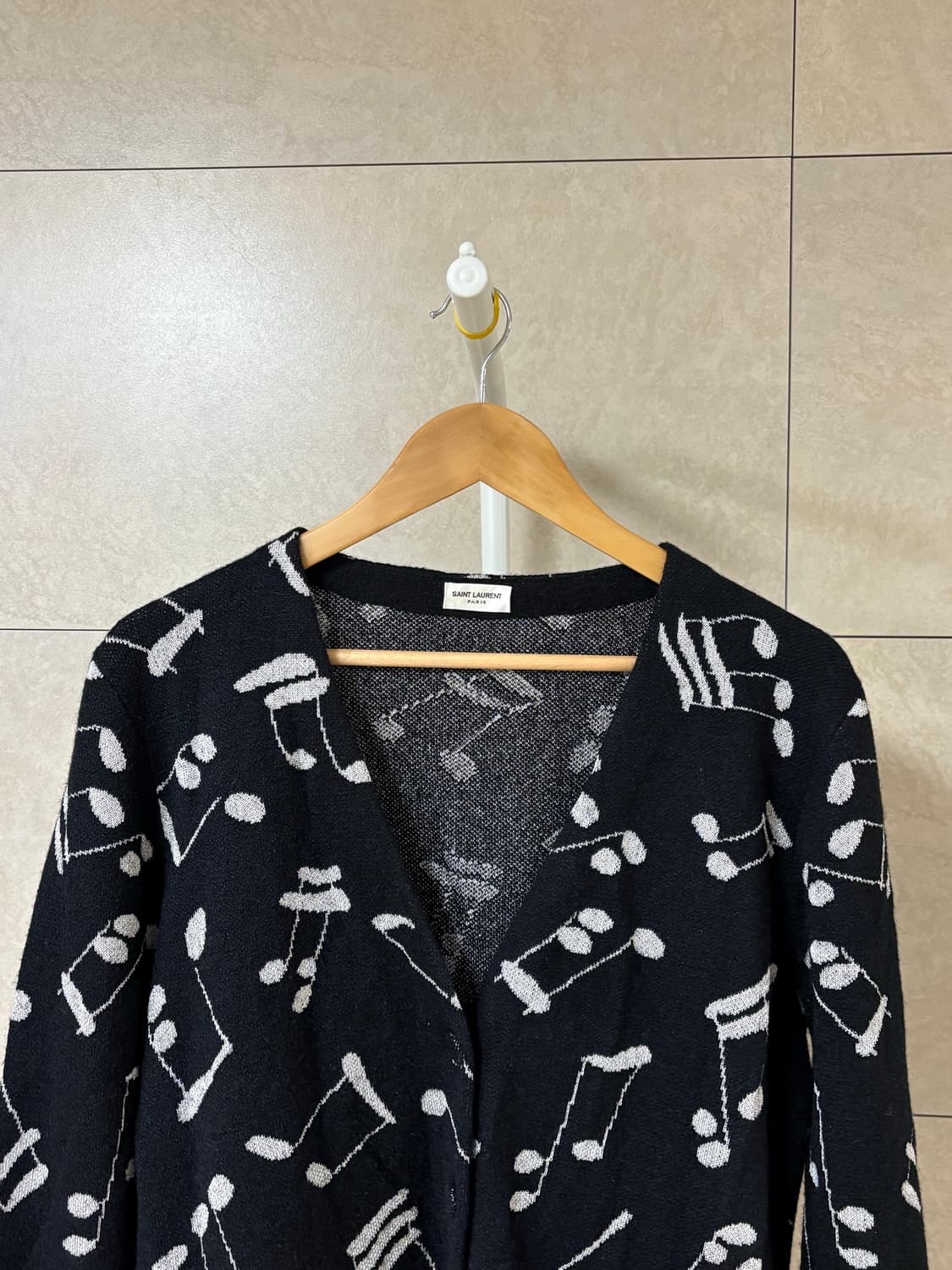 생로랑 16AW 뮤직노트 가디건 상품이미지2