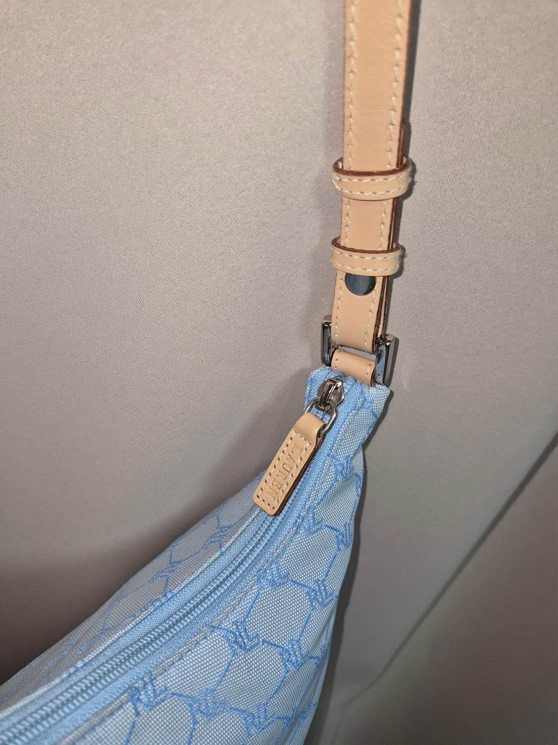 🩵폴로 랄프로렌 호보백 스카이블루 가방/숄더백/하늘색🩵 상품이미지3