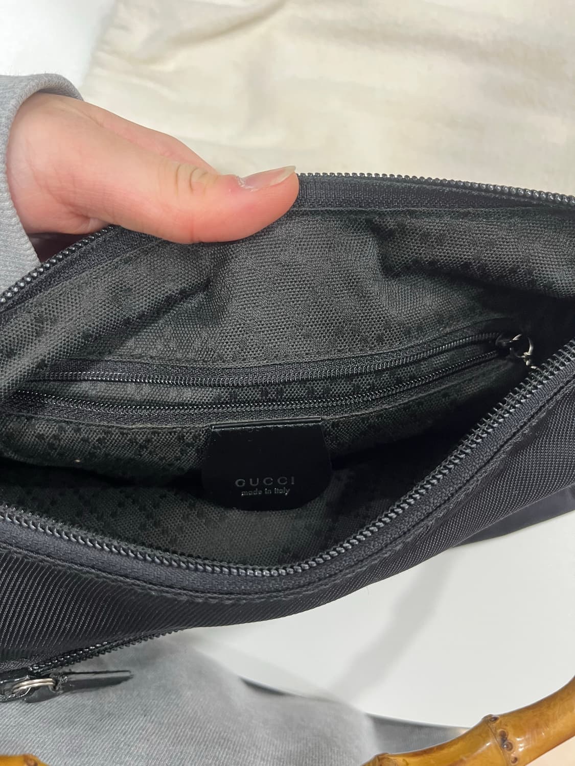 구찌 빈티지 뱀부 호보백 상품이미지3