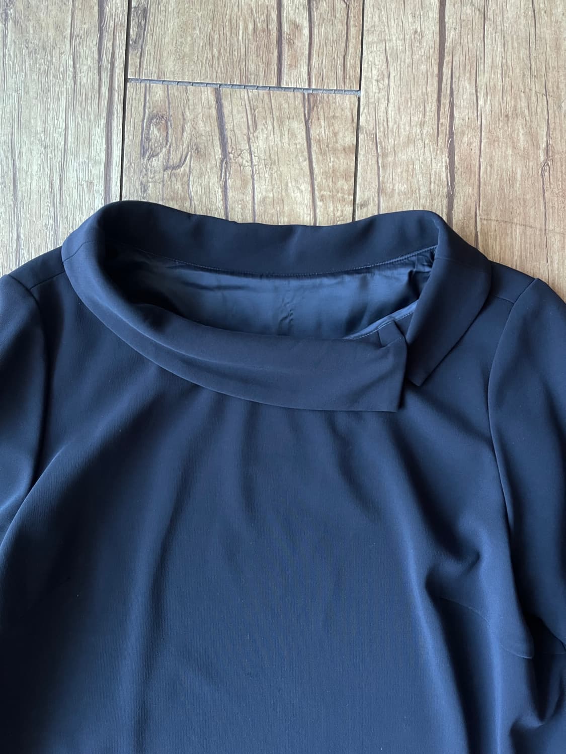 Cowl Neck Balloon Sleeve Blouse 상품이미지2