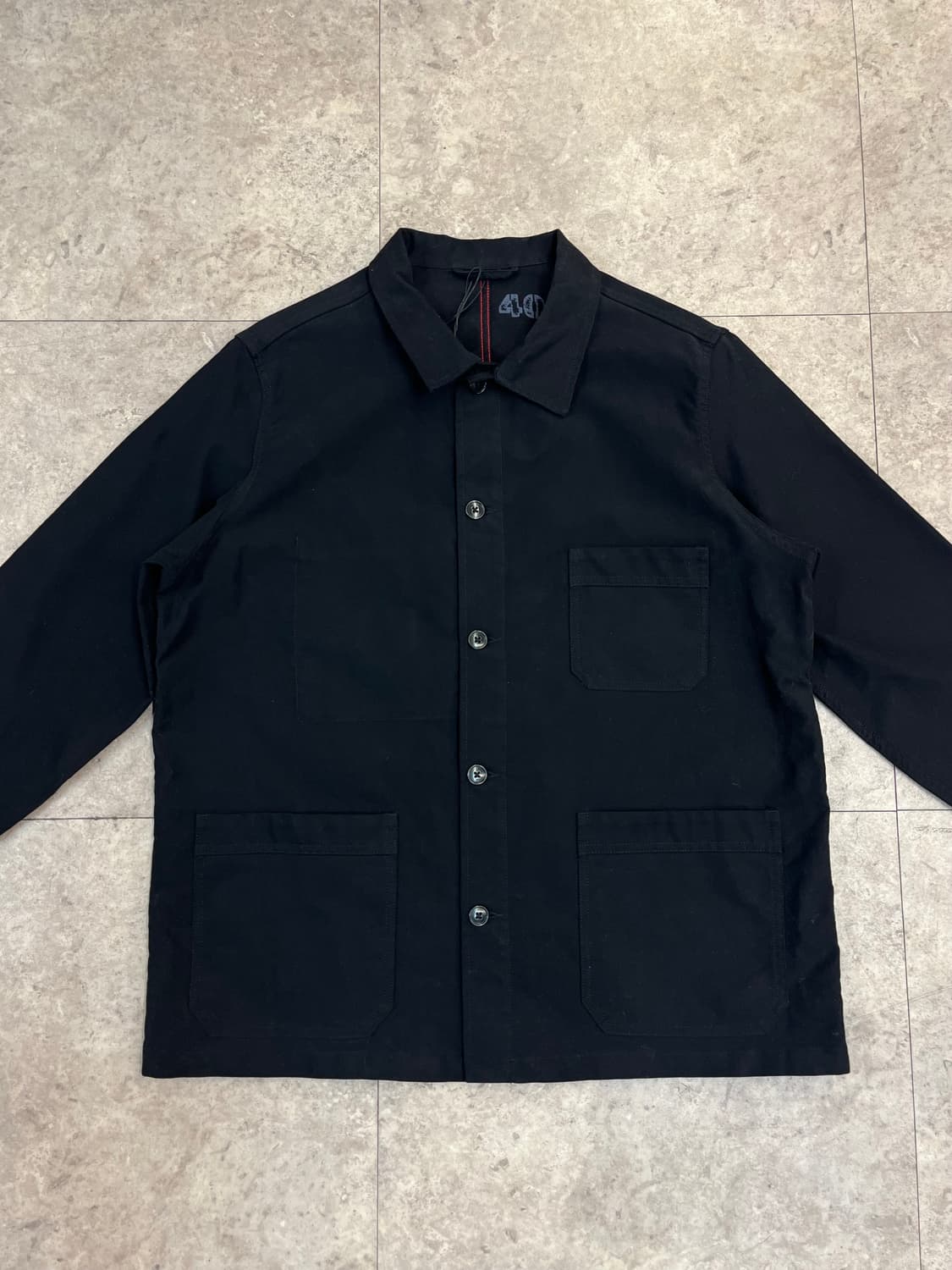 아웃스탠딩 포켓 자켓 블랙 M #csz3314 상품이미지4