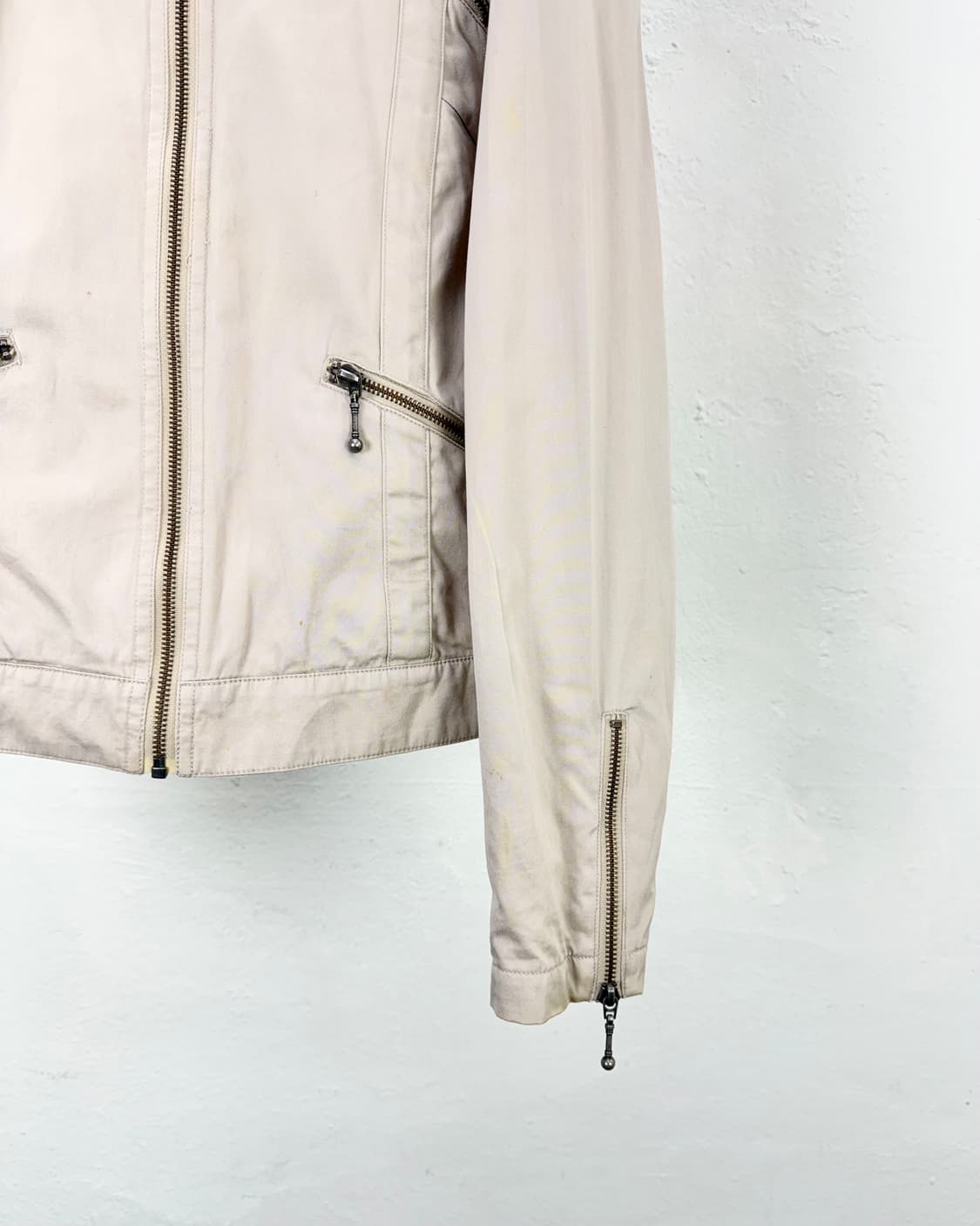 할리데이비슨 베이지 엠브로이드 라이더 코튼 자켓 상품이미지5