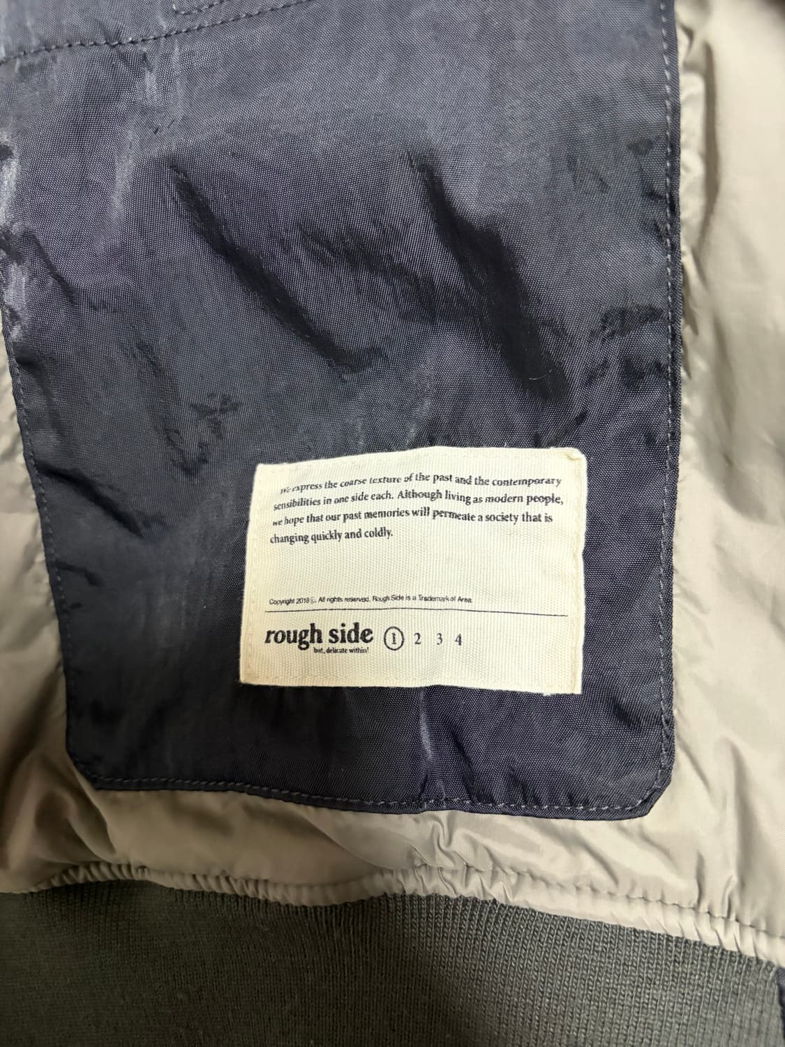 [1] 러프사이드 ma 1 마원 봄버 자켓 애쉬 블랙 상품이미지3