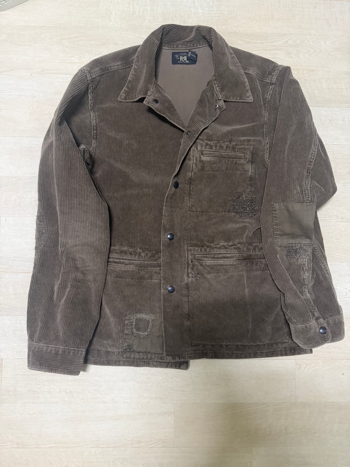 RRL 코듀로이 리페어 오버셔츠 M 상품이미지3