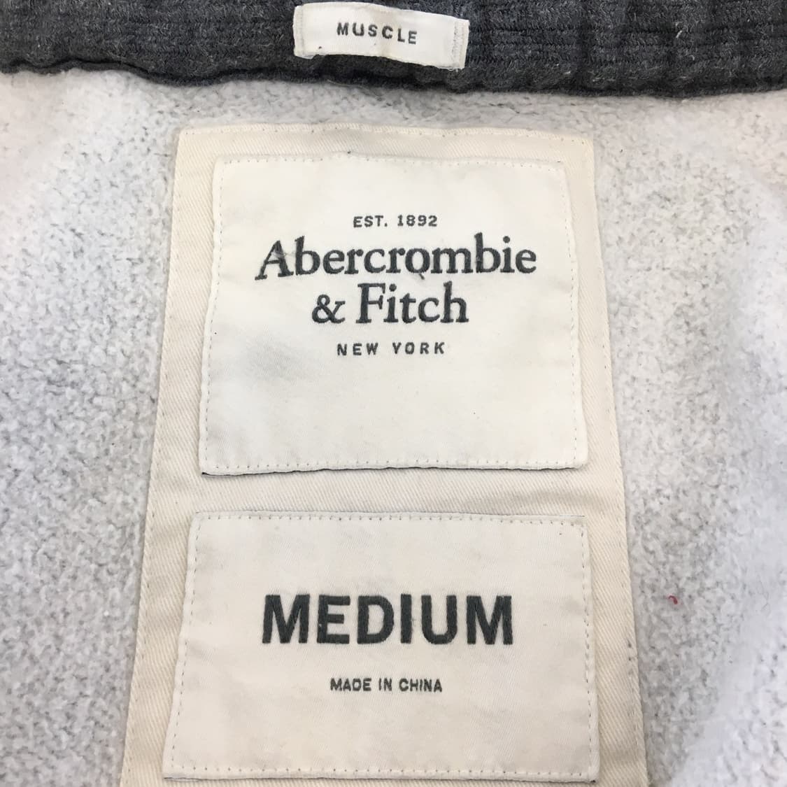 아베크롬비 Y2K 와인센터로고 빈티지 후드집업 M 상품이미지5