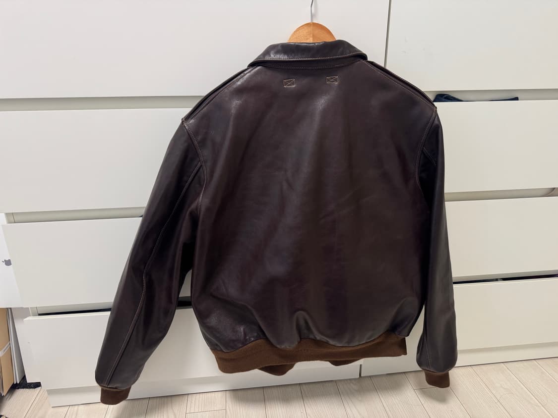 VELUOKLDLY A-2 가죽자켓 3XL 상품이미지2