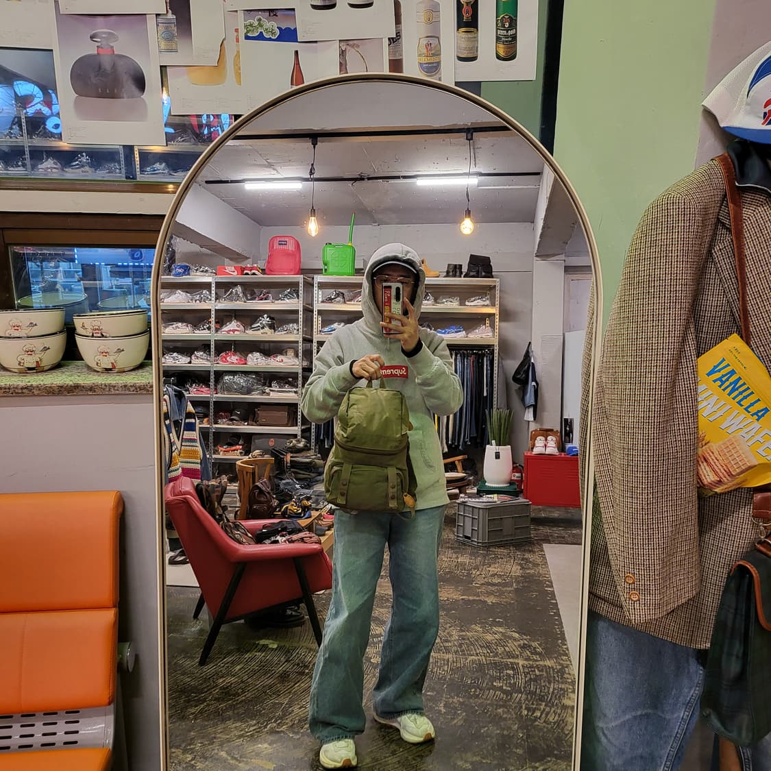 빈티지 미니 백팩 상품이미지2