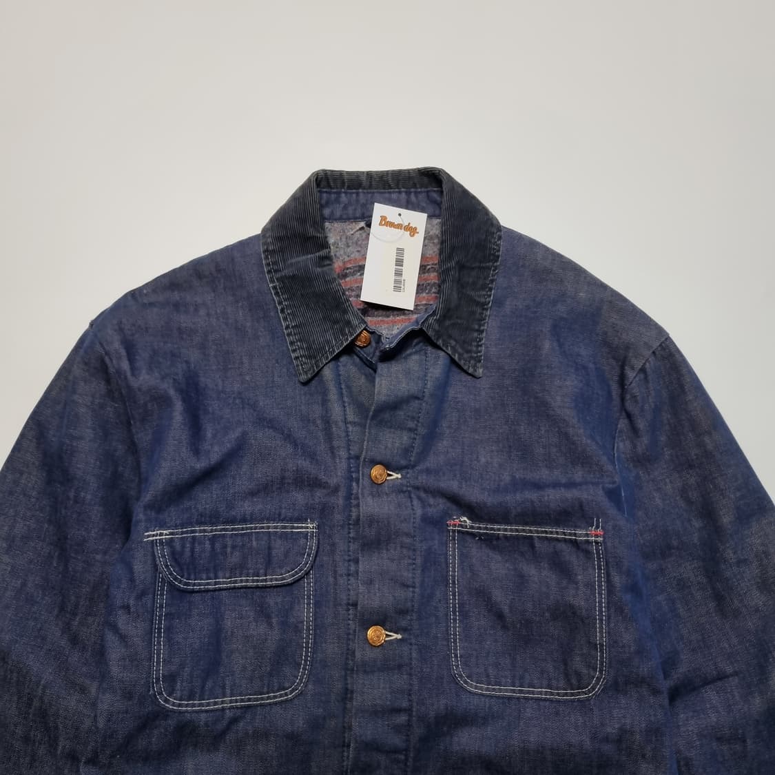 1970s Bluebell  블랭킷 데님 초어 자켓  상품이미지5