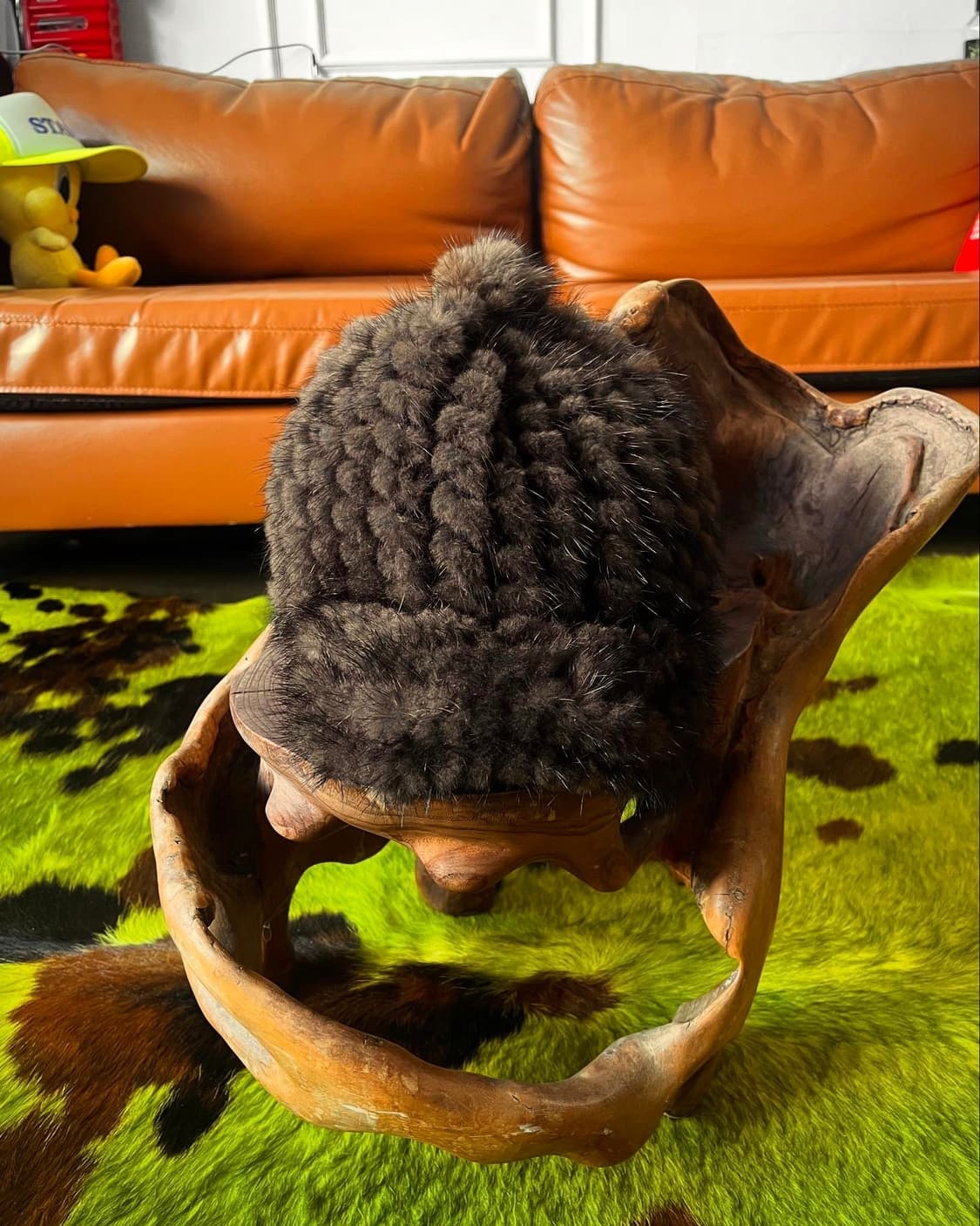 Vintage Real Mink Fur Hat 상품이미지4