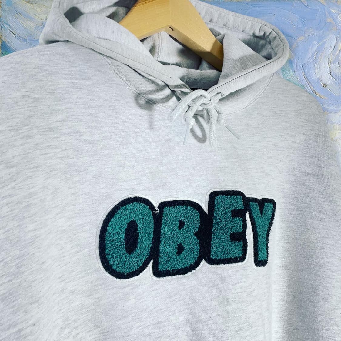 오베이 로고 후드 상품이미지2