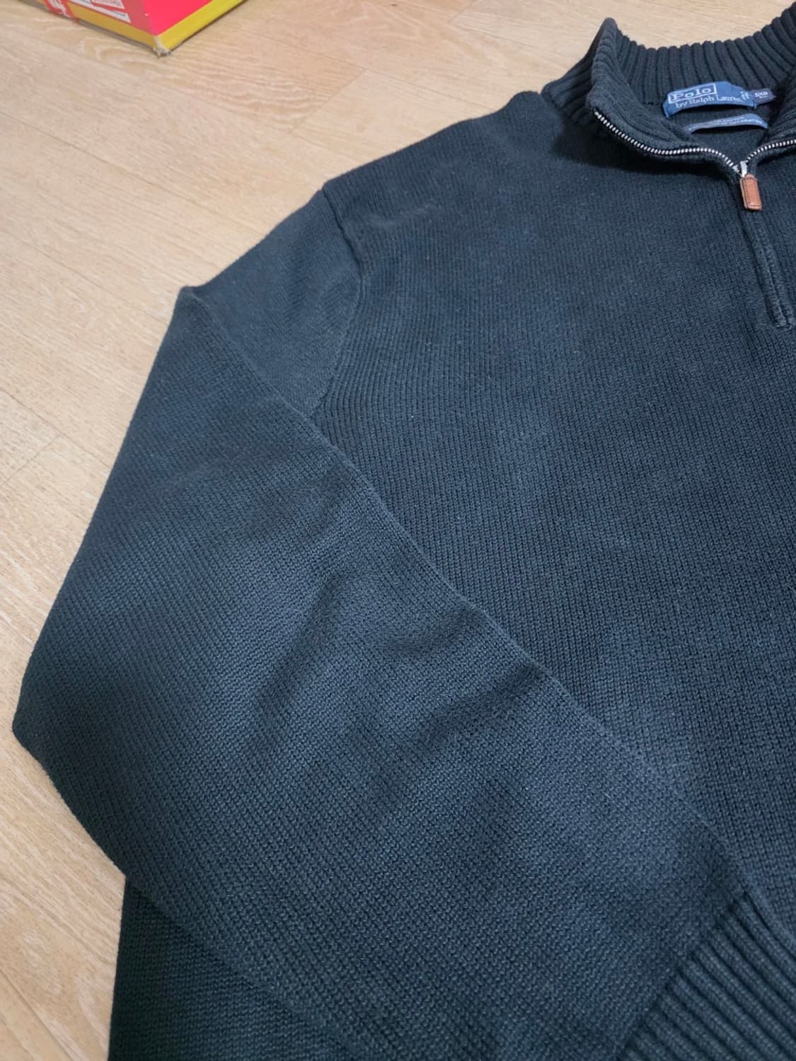 [빅사이즈] 폴로랄프로렌 반집업 코튼 니트 5XB 상품이미지4