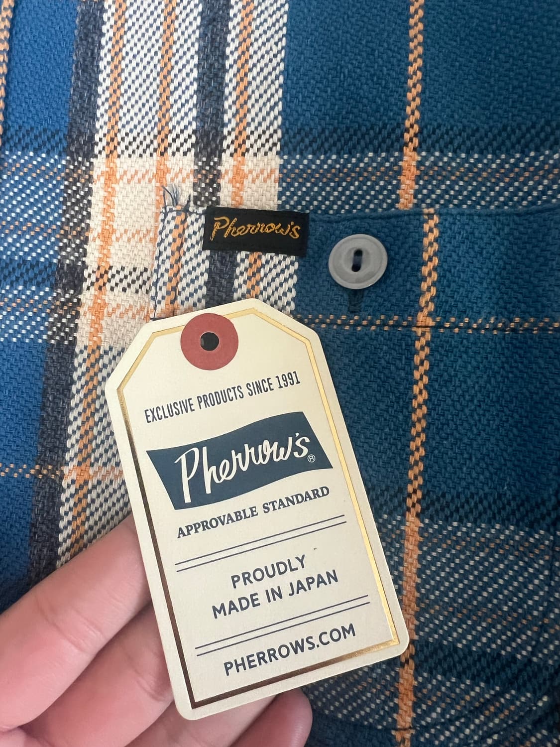 페로우즈 플란넬 워크셔츠 XL사이즈 판매 상품이미지7