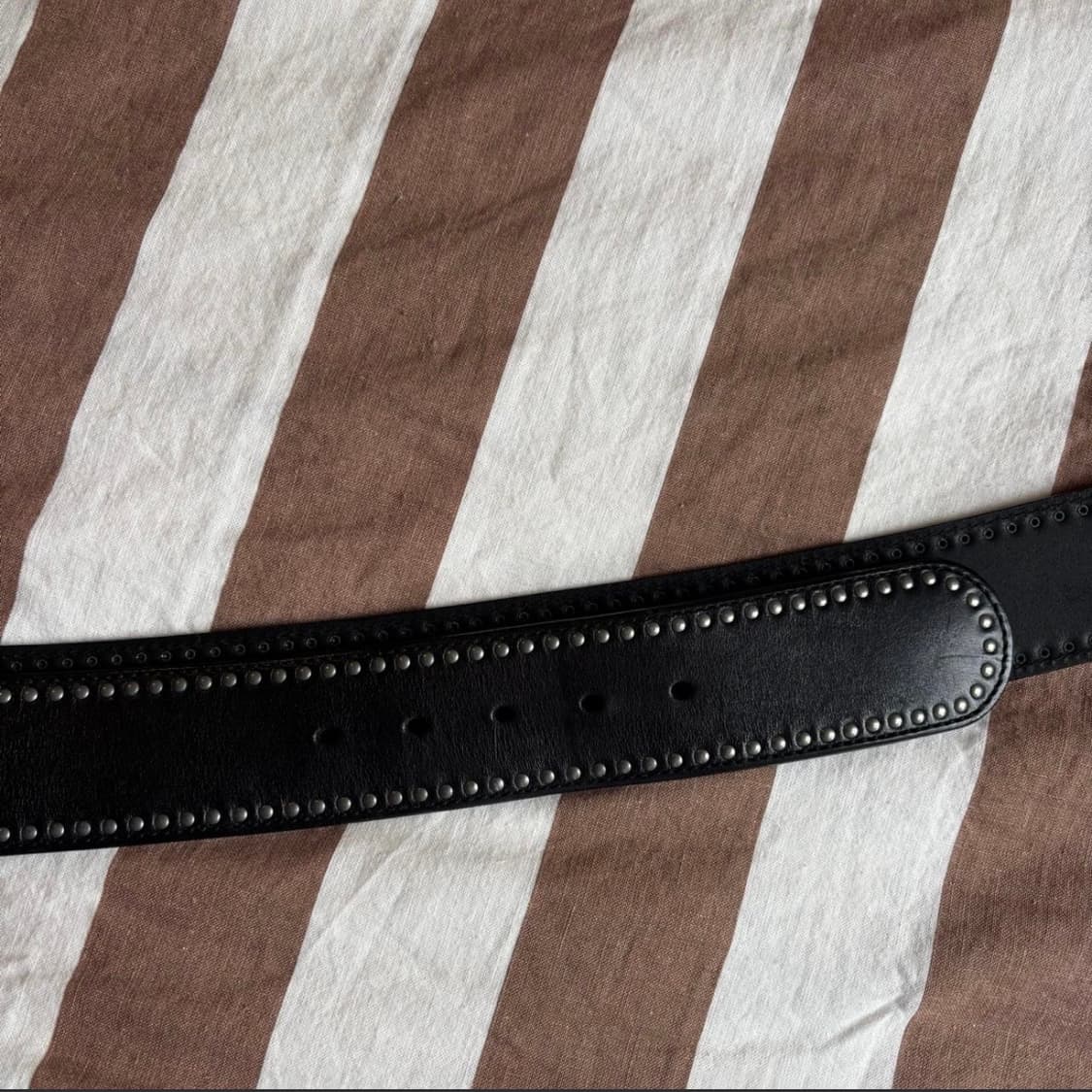 폴로 랄프로렌 빈티지 레더 아일릿 벨트 상품이미지5