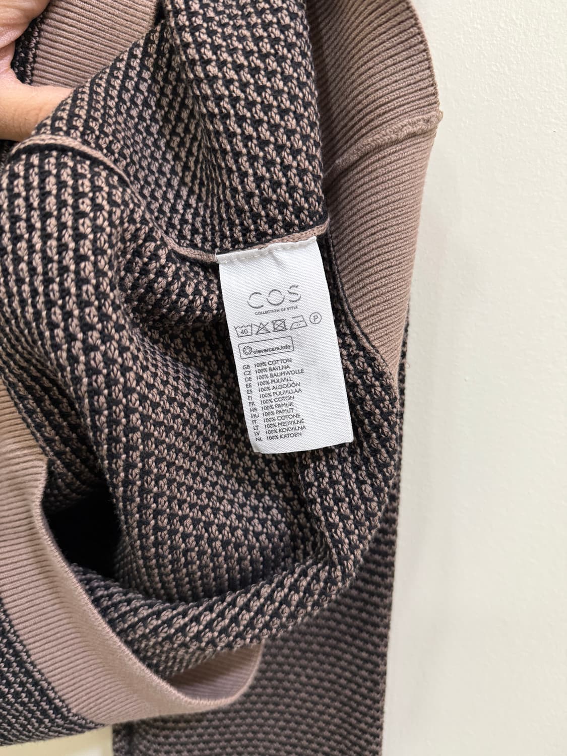 코스 초코 브라운 니트 정품 상품이미지5