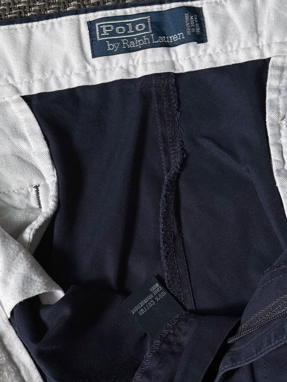 (36) 폴로 랄프로렌 네이비 더블 플리츠 클래식 치노 팬츠 상품이미지4