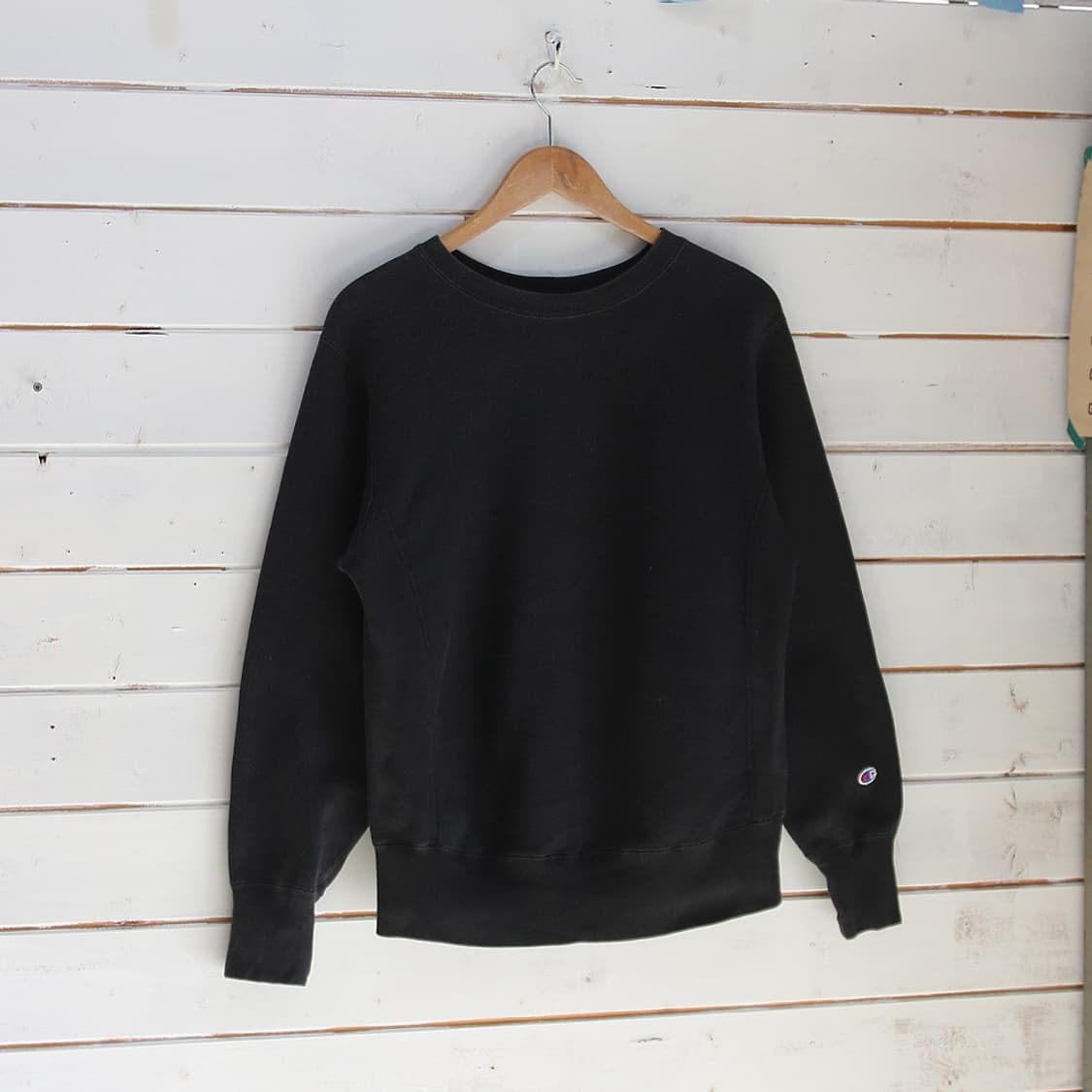 (착용컷) Champion 리버스 위브 스웻 셔츠 (남성용 98) 상품이미지1