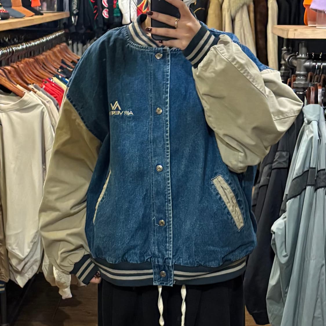 [HI] VTG 데님바시티자켓 중청 상품이미지1