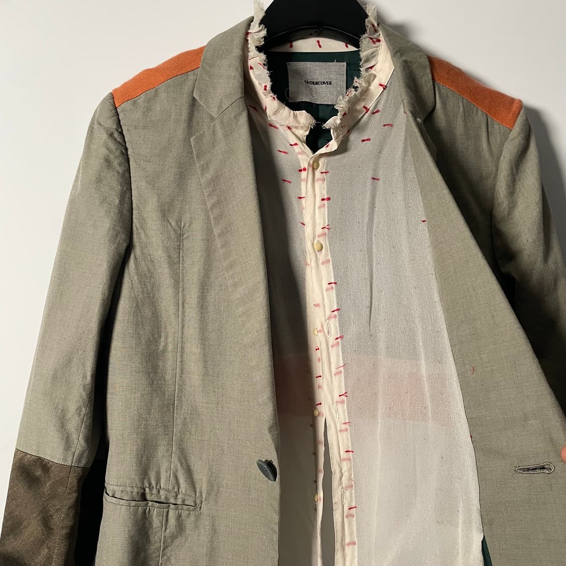 12AW 언더커버 우먼스 레이어드 디테일 블레이저 (on.621)   상품이미지4