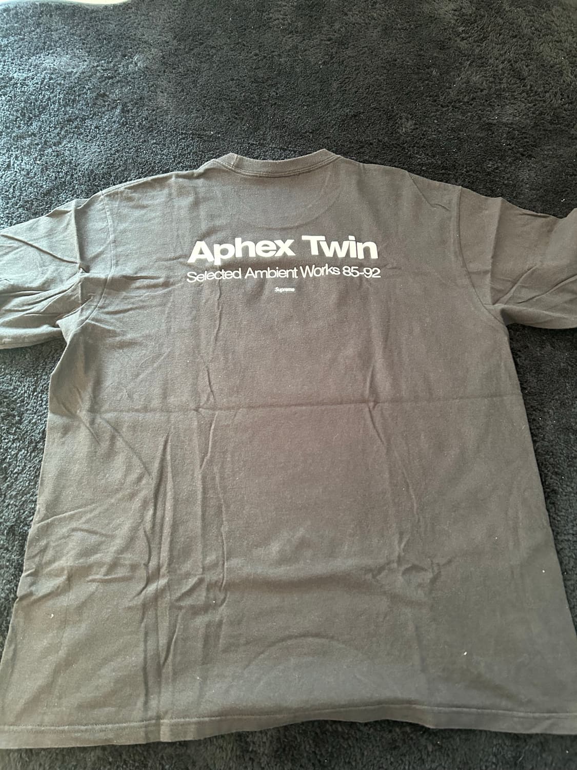 슈프림 x 에이펙스 트윈 엠비언트 웍스 티셔츠 블랙 - 25SS 상품이미지3