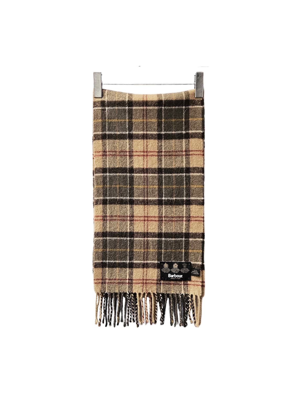 바버 램스울 타탄체크 머플러 상품이미지1